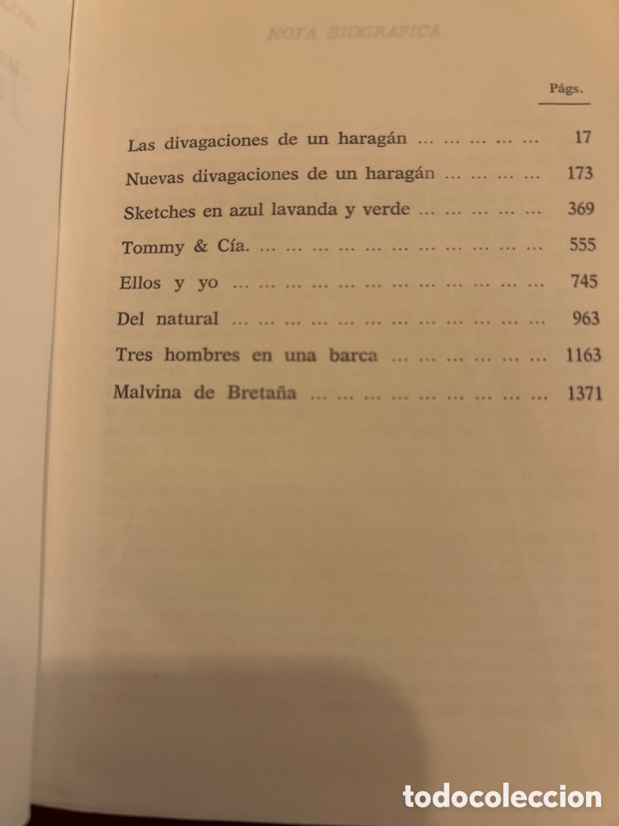 Libros de segunda mano: Jerome K. Jerome. Obras. C6 - Foto 6