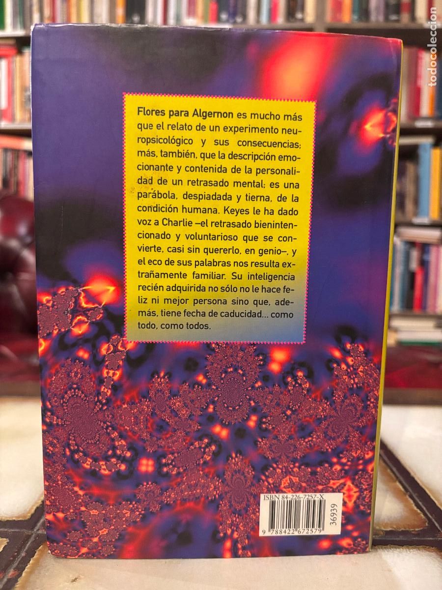 Libros de segunda mano: Flores para Algernon. Daniel Keyes. - Foto 2