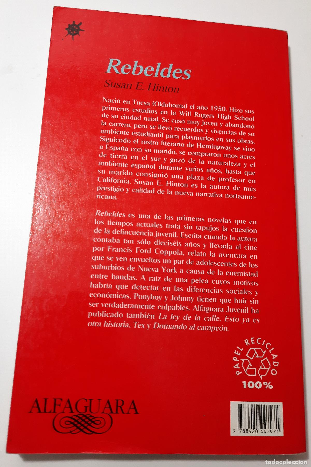 Libros de segunda mano: Rebeldes - E. Hinton, Susan - Foto 4