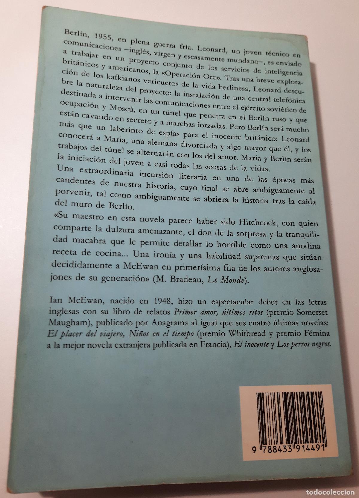 Libros de segunda mano: El inocente - McEwan, Ian - Foto 2