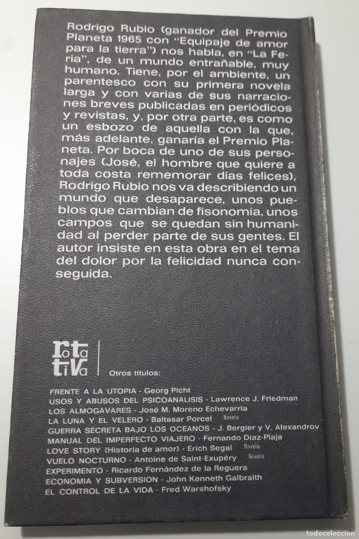 Libros de segunda mano: La feria - Rubio, Rodrigo - Foto 4