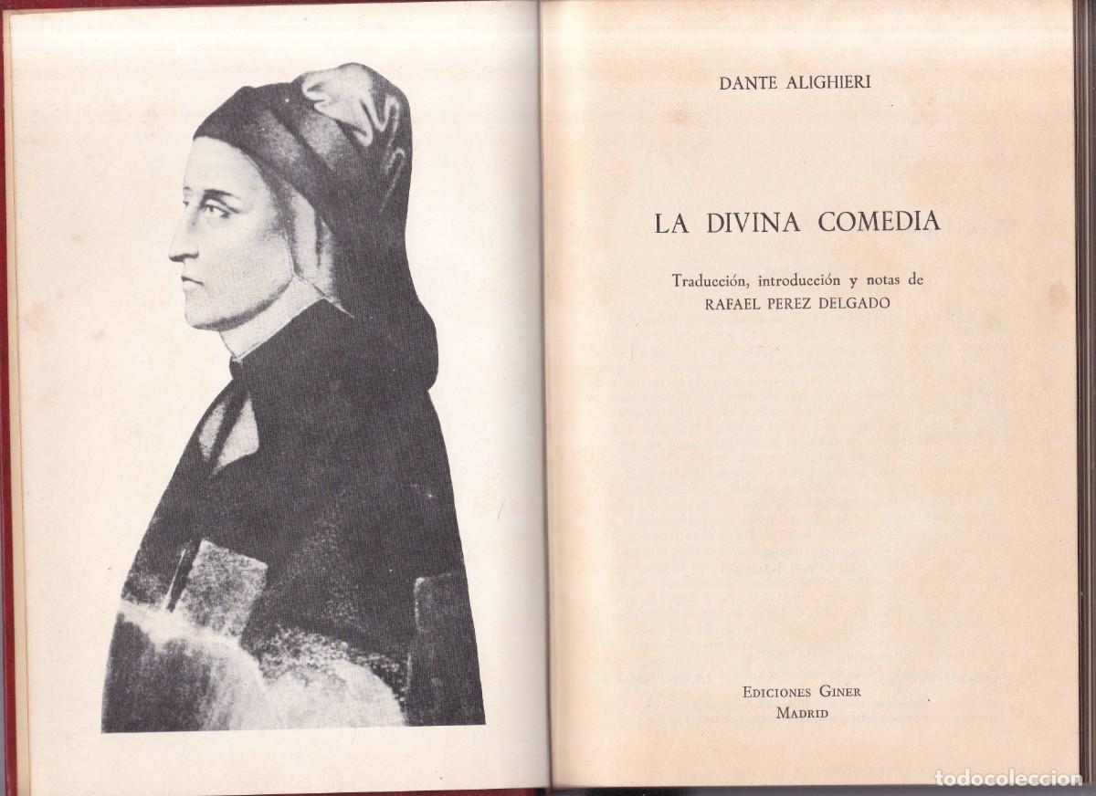 Libros de segunda mano: DANTE - LA DIVINA COMEDIA - EDICIONES GINER 1973 - Foto 2