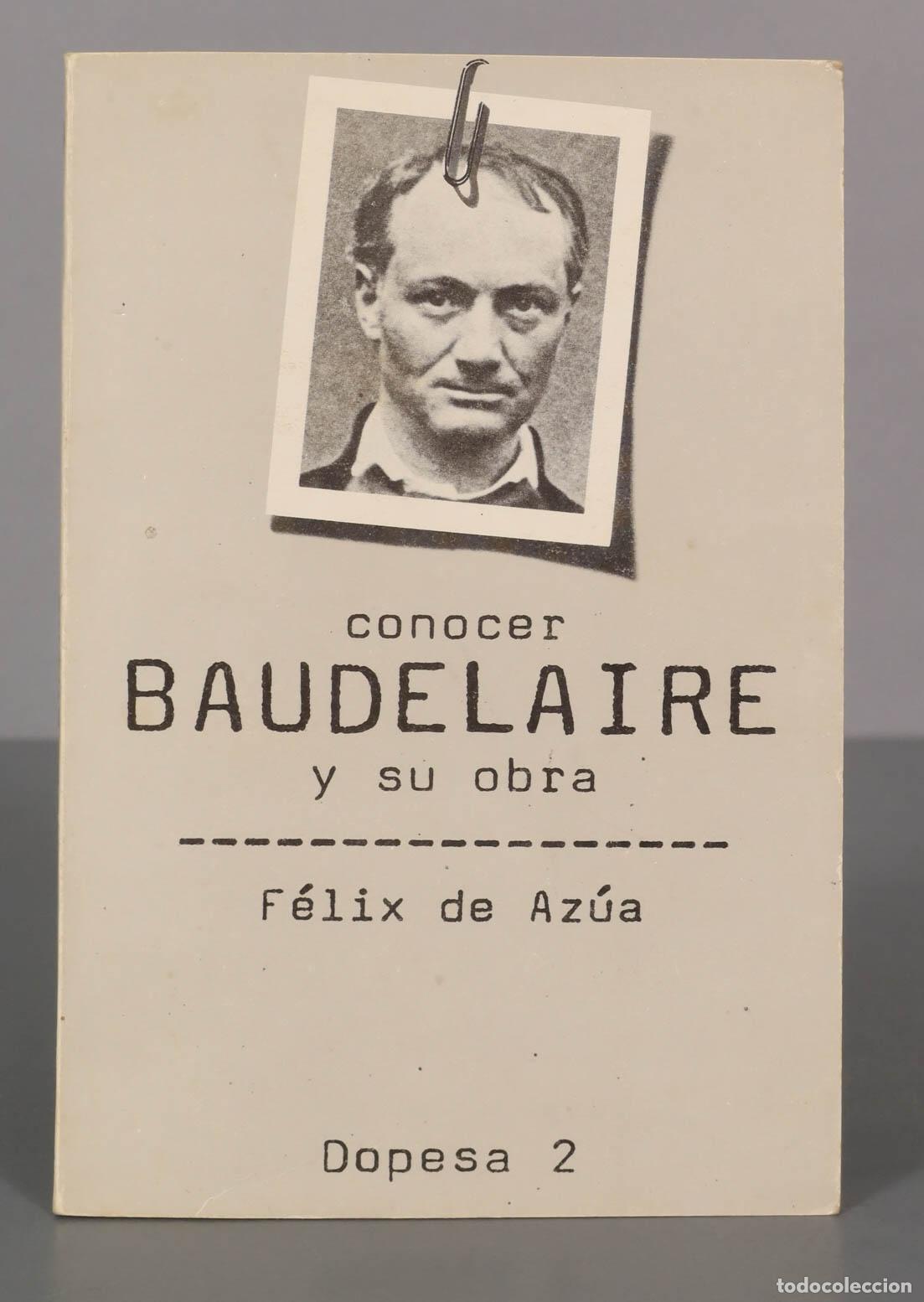 Livres d'occasion: conocer BAUDELAIRE Y su obra F&eacute;lix de Az&uacute;a