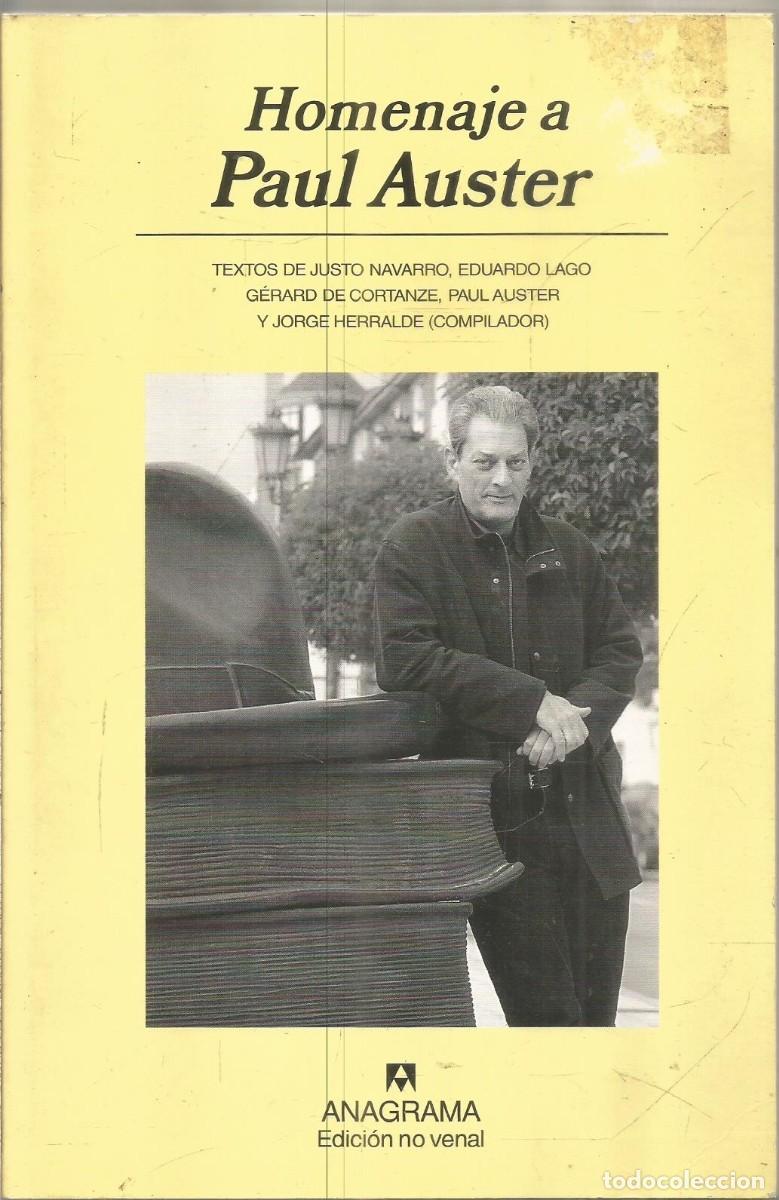 Libros de segunda mano: HOMENAJE A PAUL AUSTER. AA.VV. ANAGRAMA - Foto 1