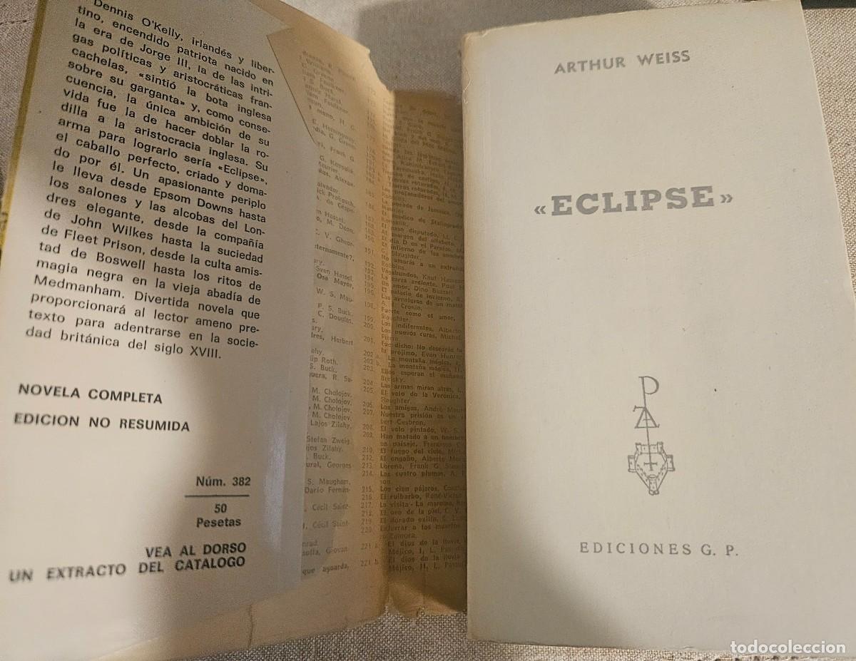 Libros de segunda mano: ECLIPSE - Arthur Weiss - Ediciones G.P. 1971 - Foto 4