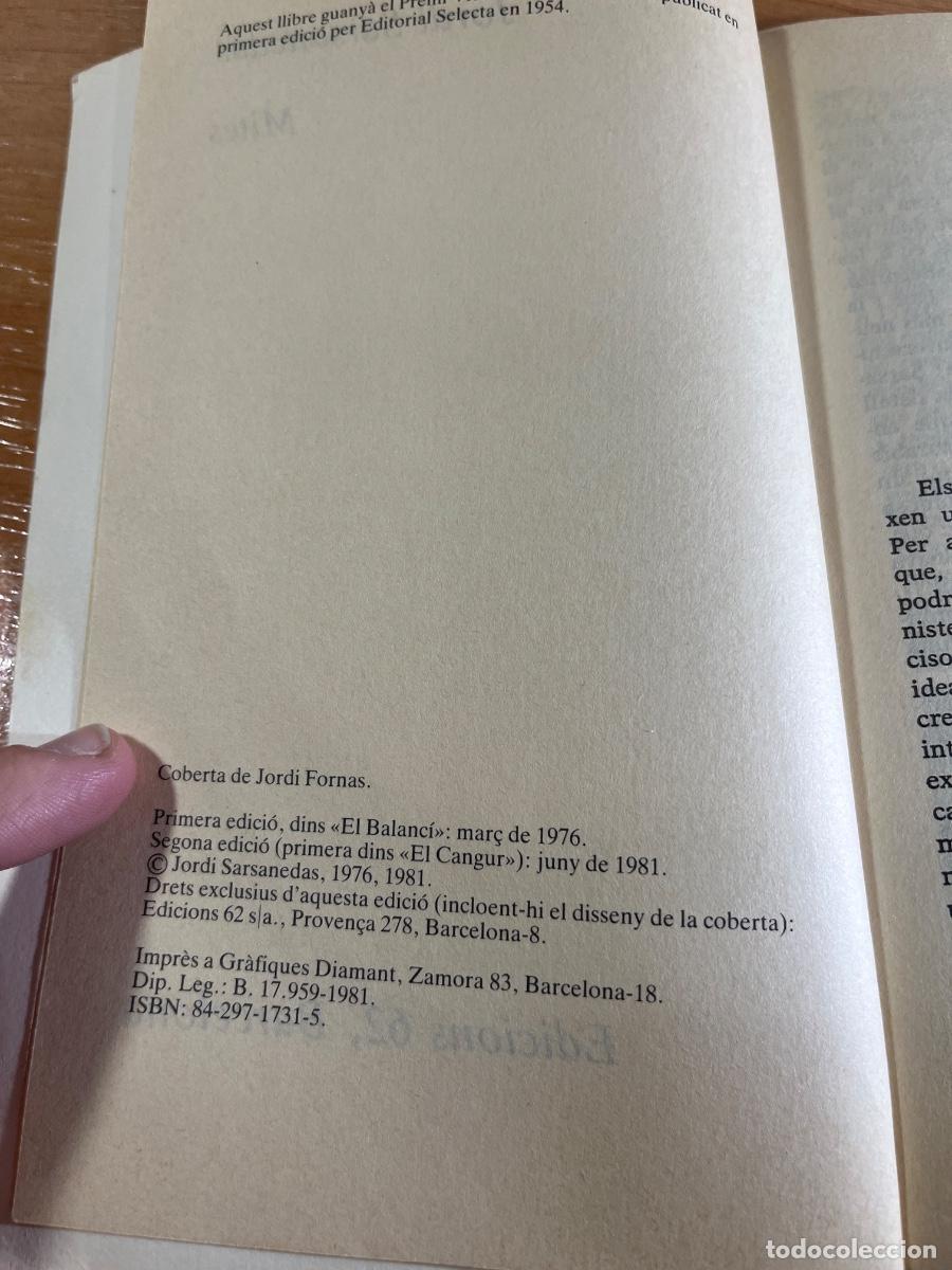 Libros de segunda mano: Libro Mites | Jordi Sarsanedas | 1981 - Foto 3