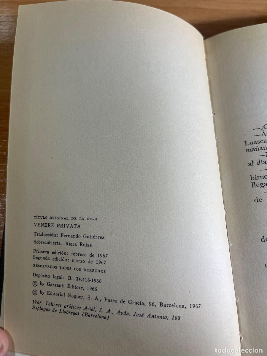 Libros de segunda mano: Libro Venus Privada | 1967 - Foto 3
