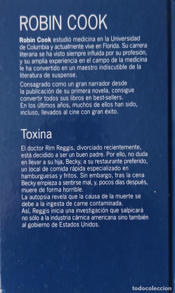 Libros de segunda mano: Toxina. Robin Cook. Novela - Foto 2