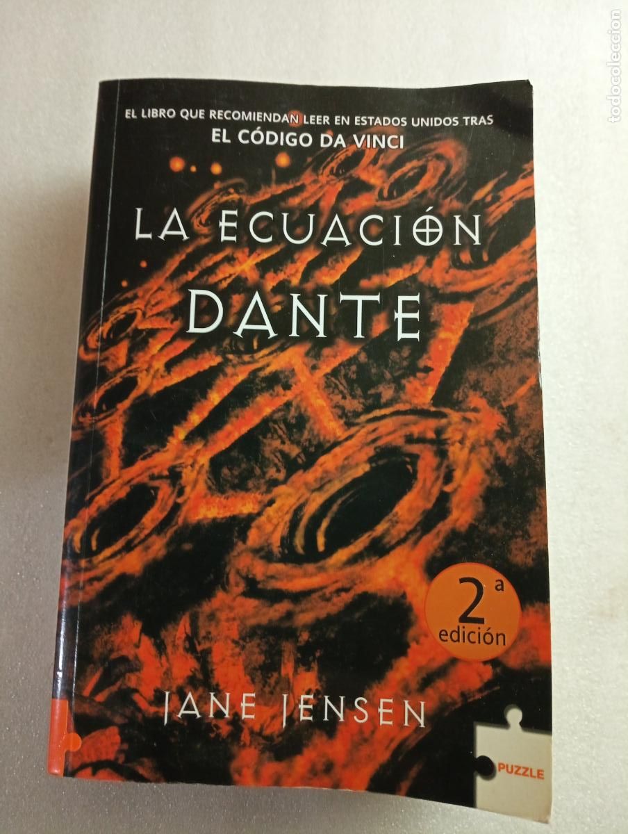 Second hand books: La Ecuaci&oacute;n Dante - Jane Jensen - Novela de Misterio / C&oacute;digo - Jane Jensen