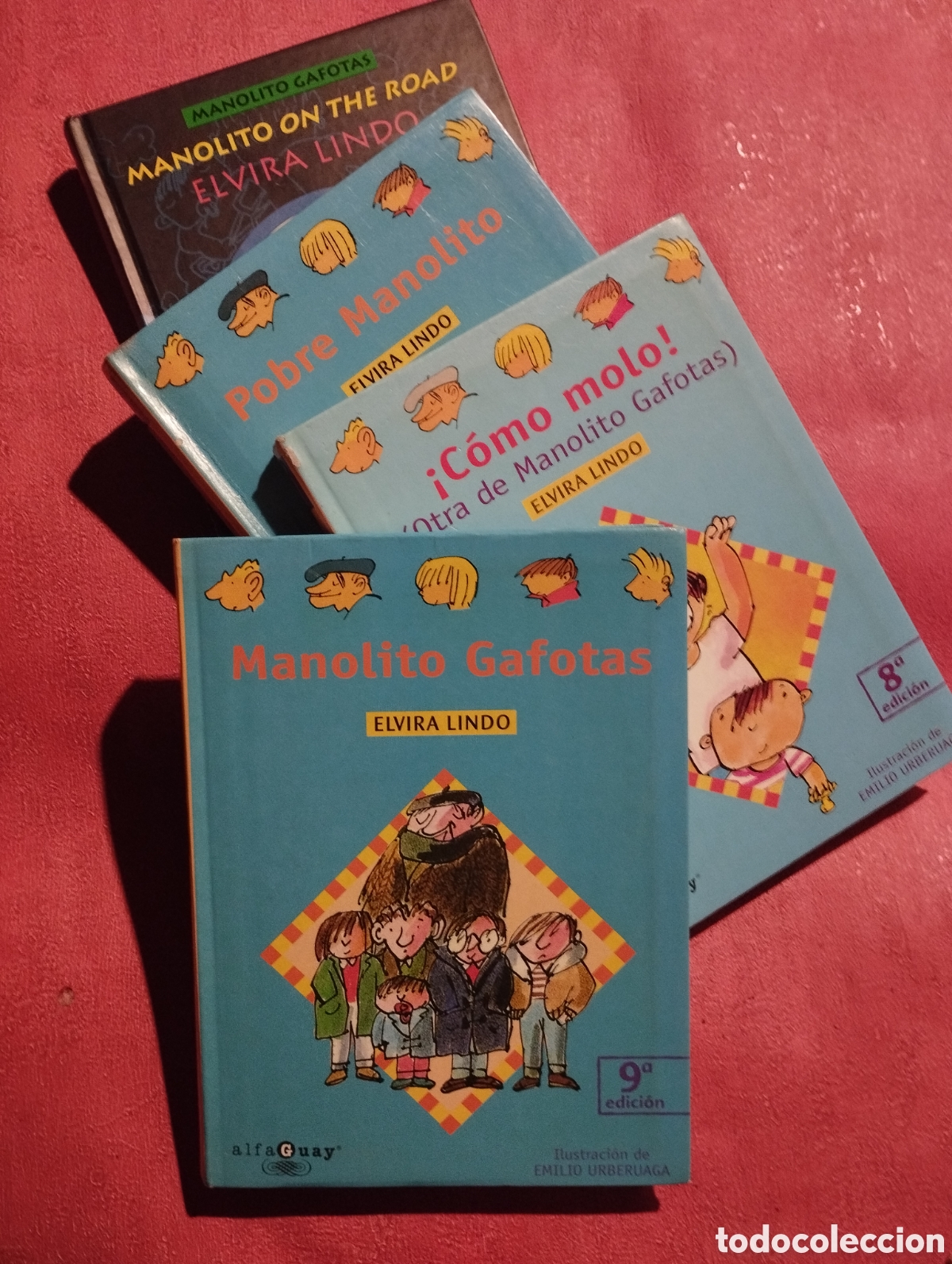 Libros de segunda mano: Manolito Gafotas. Elvira Lindo. Lote de 4 libros.
