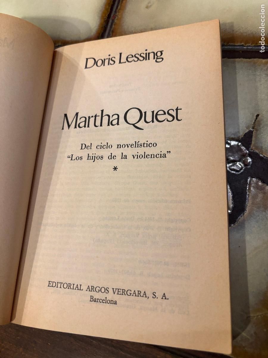 Libros de segunda mano: Martha Quest. Doris Lessing. PEDIDO M&Iacute;NIMO 5&euro; - Foto 3