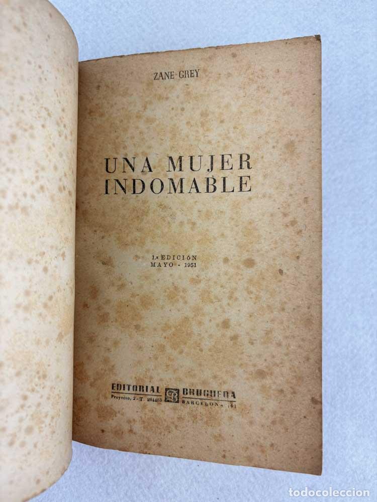 Libros de segunda mano: Una mujer indomable - Zane Grey - Foto 3