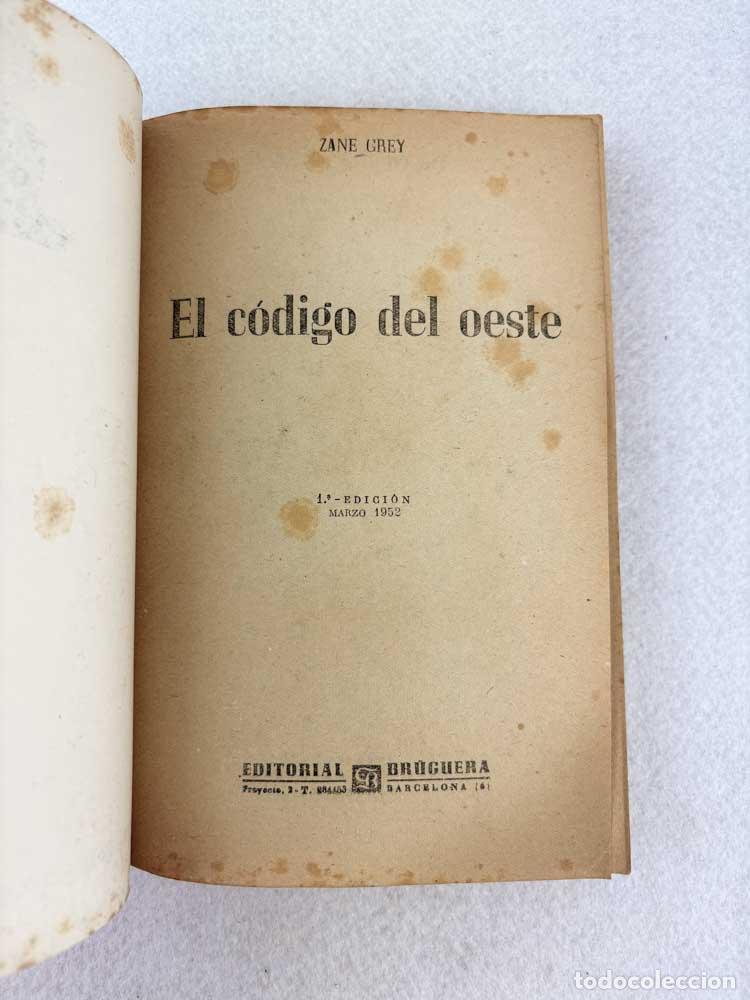 Libros de segunda mano: El c&oacute;digo del Oeste - Zane Grey - Foto 3