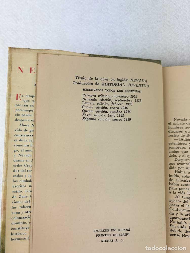 Libros de segunda mano: Nevada - Zane Grey - Foto 4
