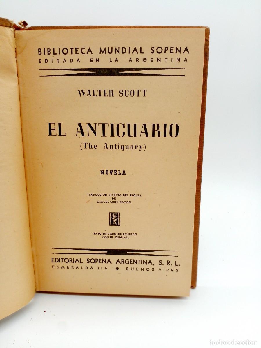 Gebrauchte B&uuml;cher: El Anticuario (The Antiquary)