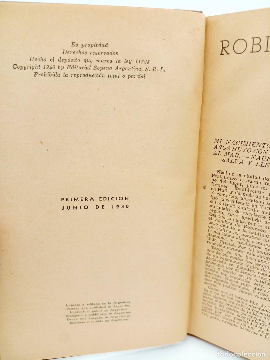 Libros de segunda mano: Robinson Crusoe de Daniel Defoe - Foto 4