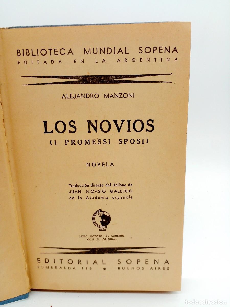 Livros em segunda m&atilde;o: Los novios (I promessi sposi)