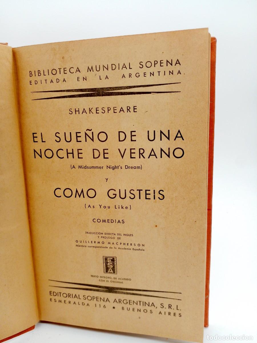 Gebrauchte B&uuml;cher: El sue&ntilde;o de una noche de verano / Como gust&eacute;is