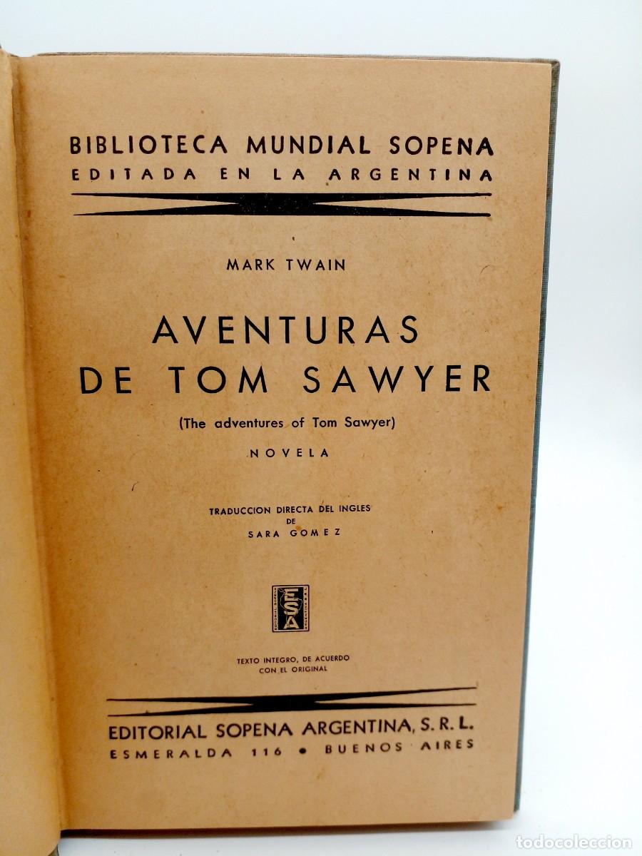 Libros de segunda mano: Aventuras de Tom Sawyer - Foto 1