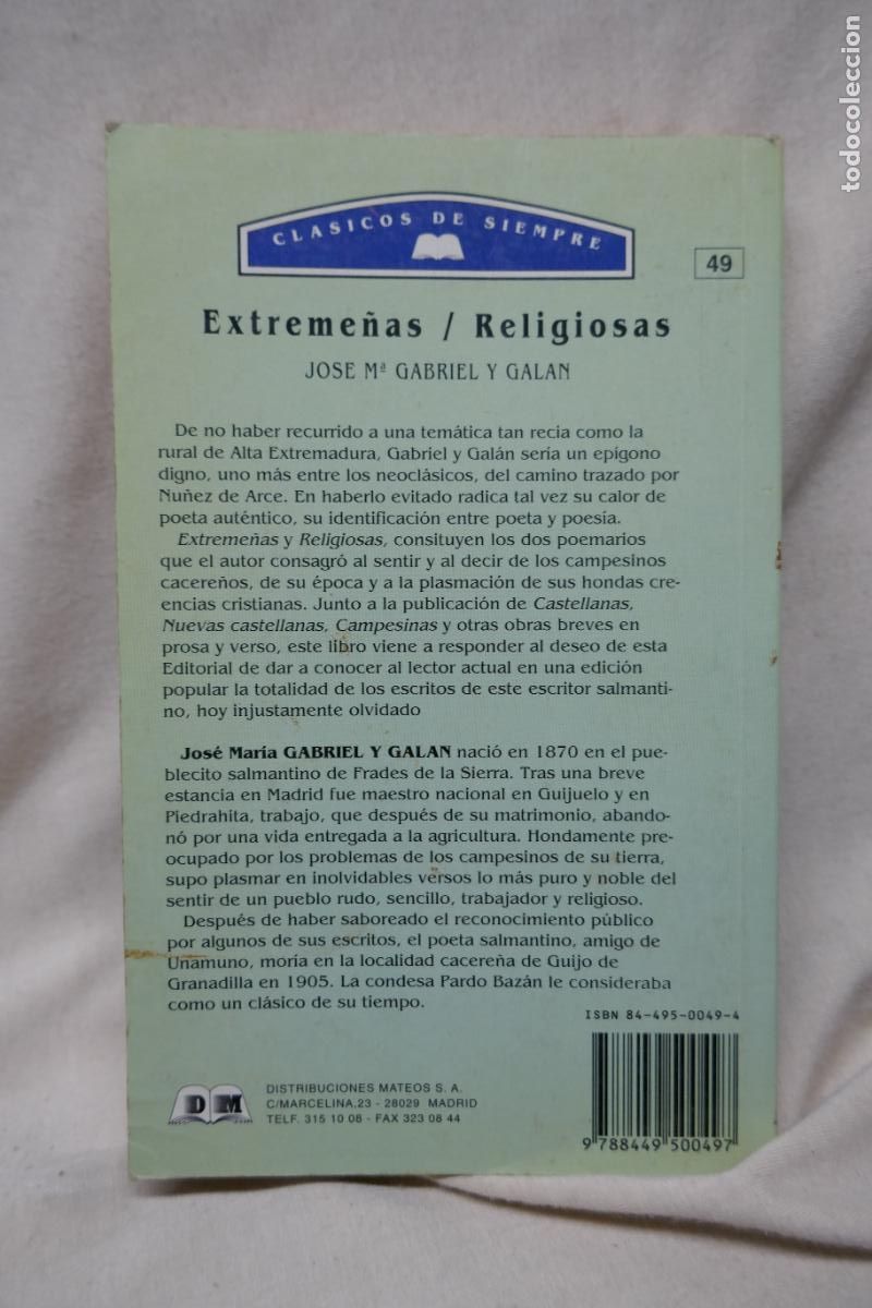 Libros de segunda mano: Extreme&ntilde;as / Religiosas Gabriel Y Gal&aacute;n - Foto 10