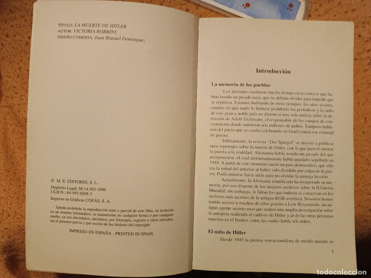 Libros de segunda mano: NOVELA LA MUERTE DE HITLER