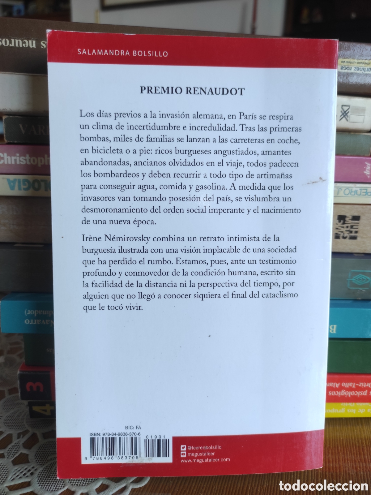 Libros de segunda mano: Ir&egrave;ne N&eacute;mirovsky - Suite Francesa - Salamandra - Foto 2