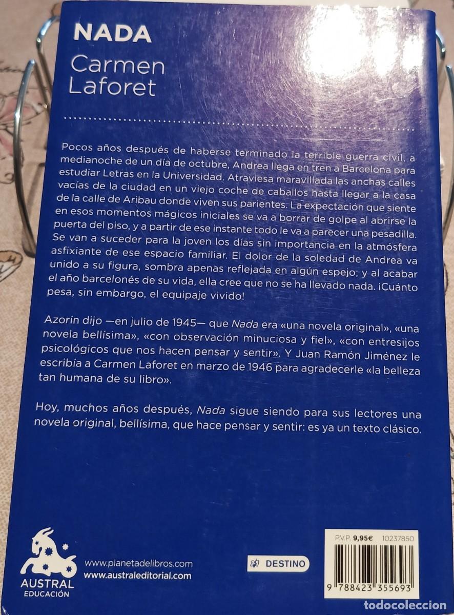 Libros de segunda mano: Nada. Carmen Laforet. - Foto 2