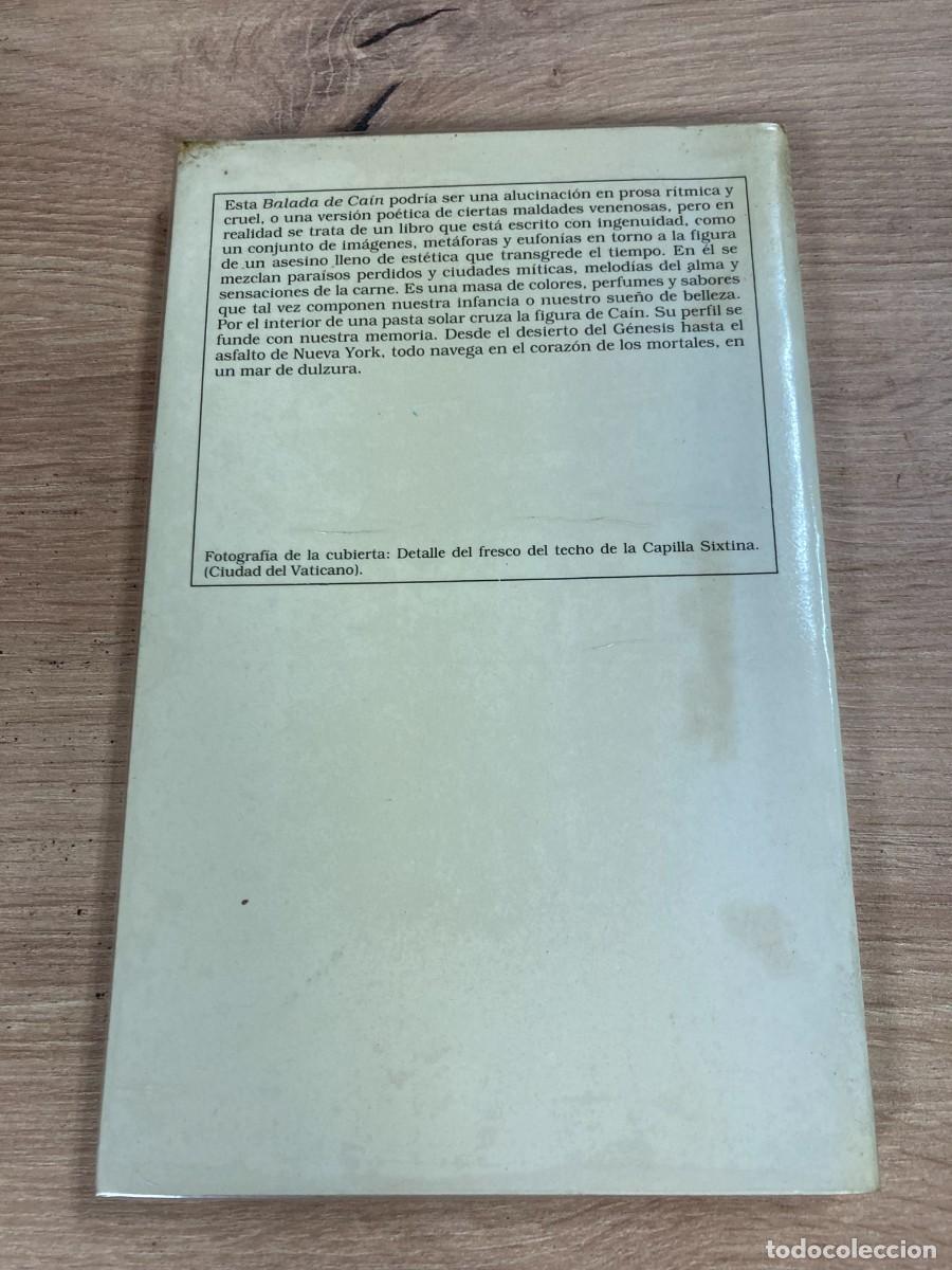 Libros de segunda mano: Balada de Ca&iacute;n Manuel Vicent - Foto 2