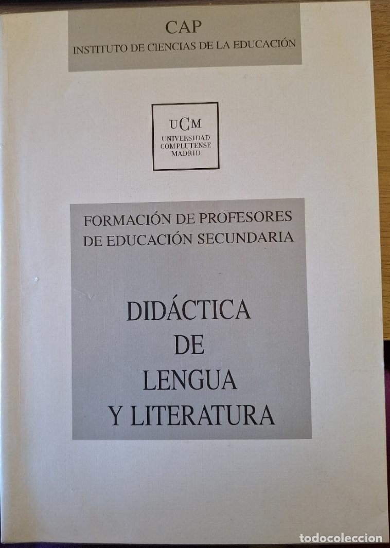 Second hand books: DIDACTICA DE LENGUA Y LITERATURA. FORMACION DE PROFESORES DE EDUCACION SECUNDARIA. - PE&Ntilde;A MARTIN/FER