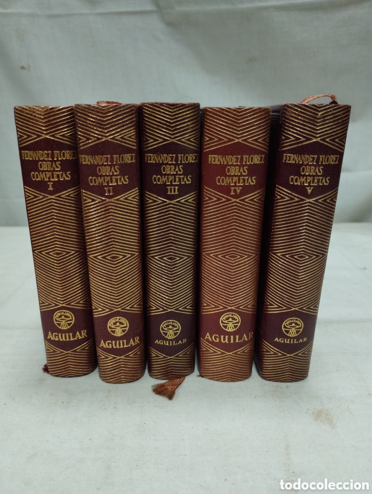 Gebrauchte B&uuml;cher: Wenceslao Fern&aacute;ndez Flores.Aguilar, Obras completas. 5 tomos, 1950
