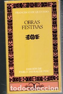 Libros de segunda mano: Obras festivas, Francisco de Quevedo - Foto 1