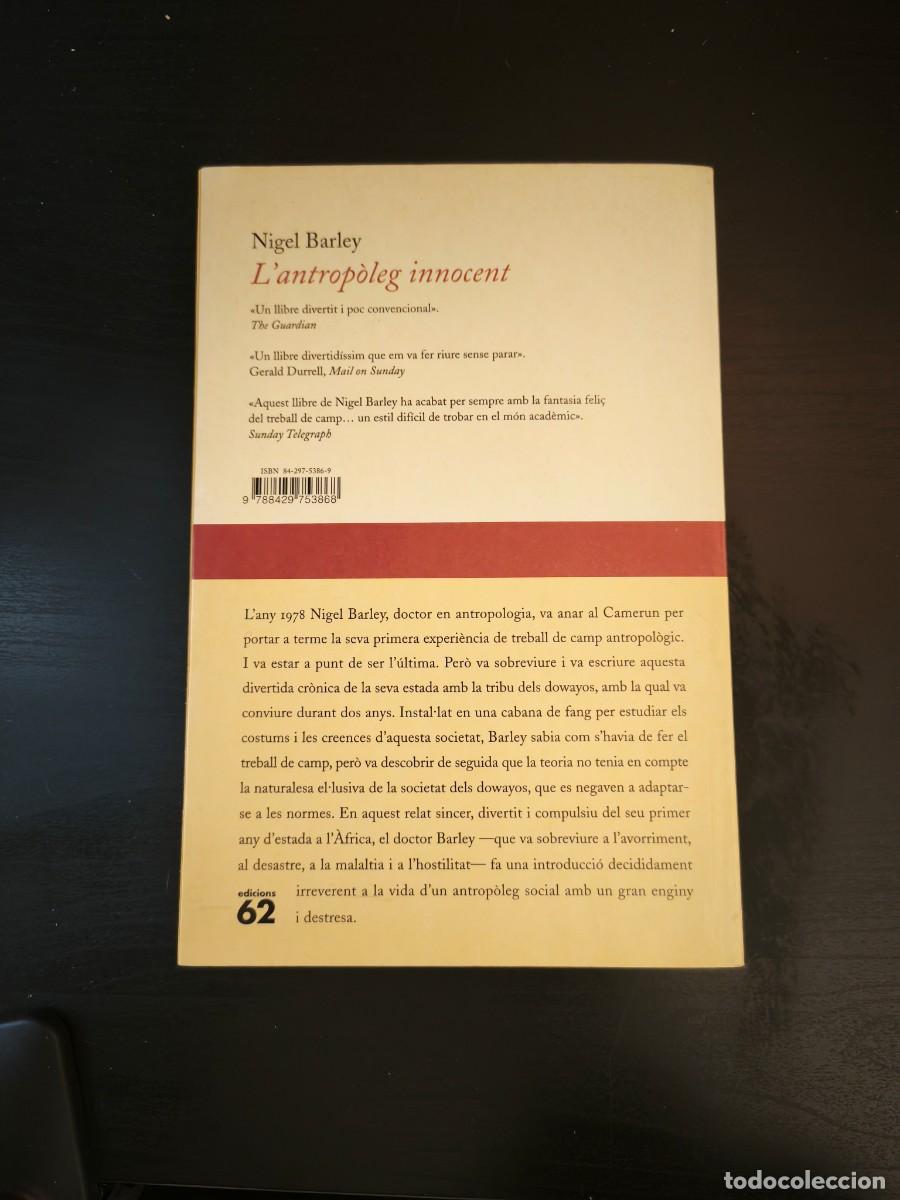 Libros de segunda mano: Lantrop&ograve;leg innocent - Nigel Barley - Foto 3