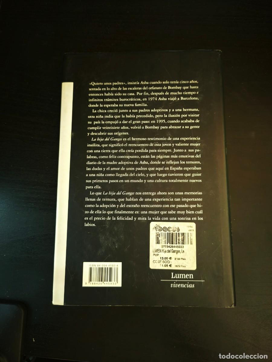Libros de segunda mano: La hija del Ganges - Asha Mir&oacute; - Foto 2