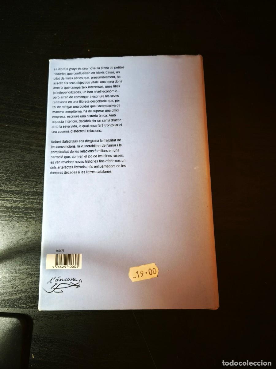 Libros de segunda mano: La llibreta groga - Robert Saladrigas - Foto 3
