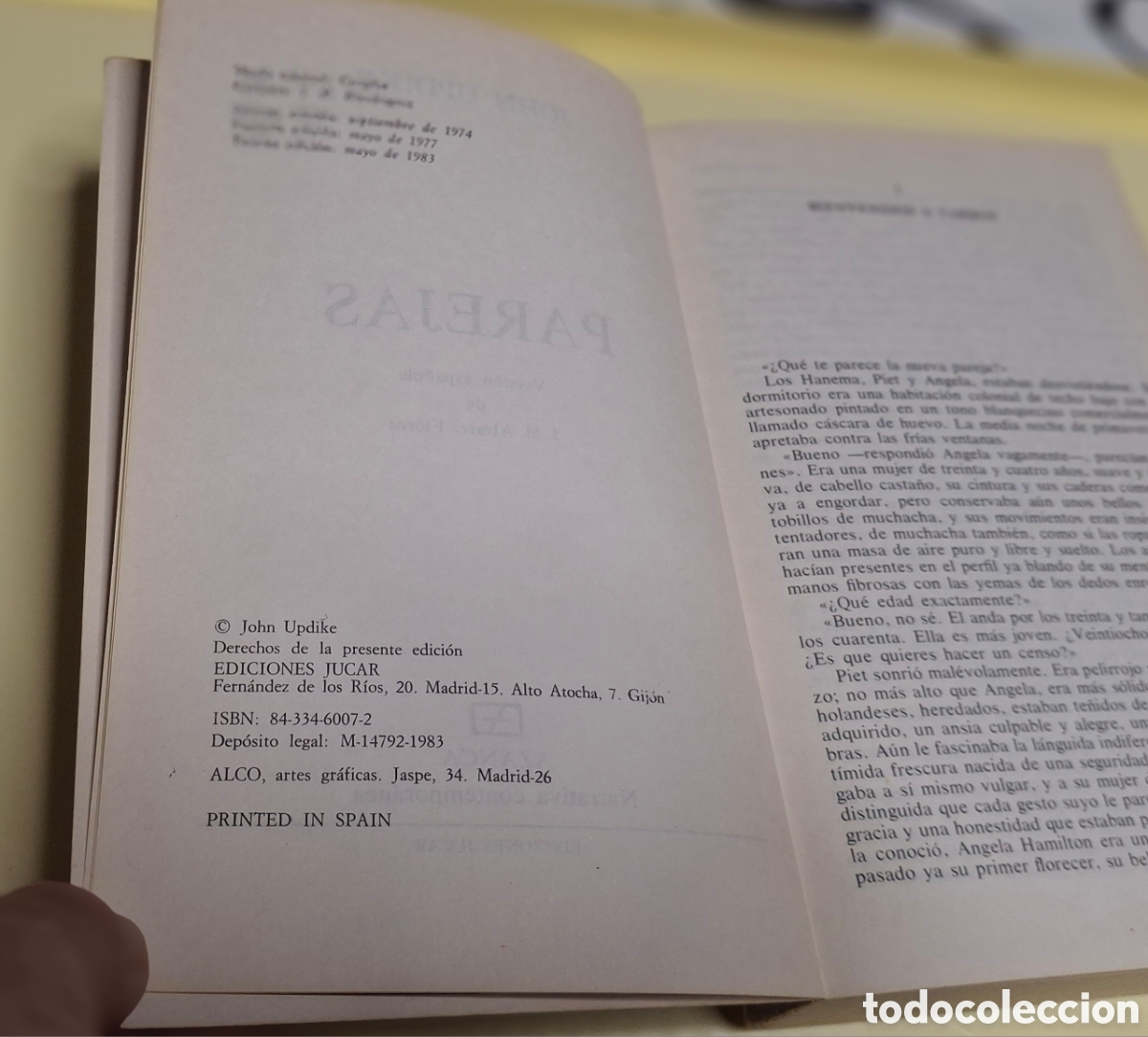 Libros de segunda mano: PAREJAS, DE JOHN UPDIKE - Foto 3