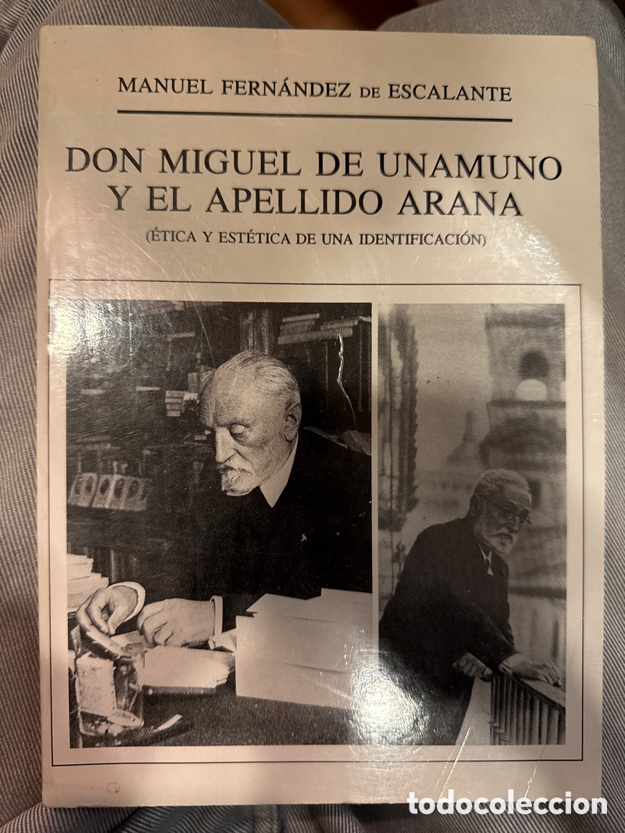 Libros de segunda mano: FERN&Aacute;NDEZ DE ESCALANTE, Manuel. Don Miguel de Unamuno y el apellido Aran