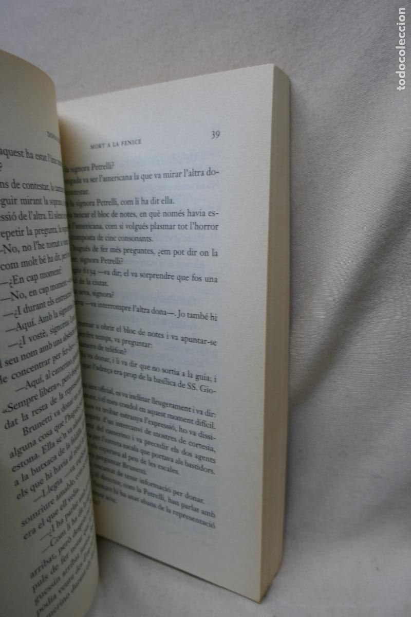 Libros de segunda mano: MORT A LA FENICE - DONNA LEON - EDICIONES 62 (EN CATALAN) - Foto 9