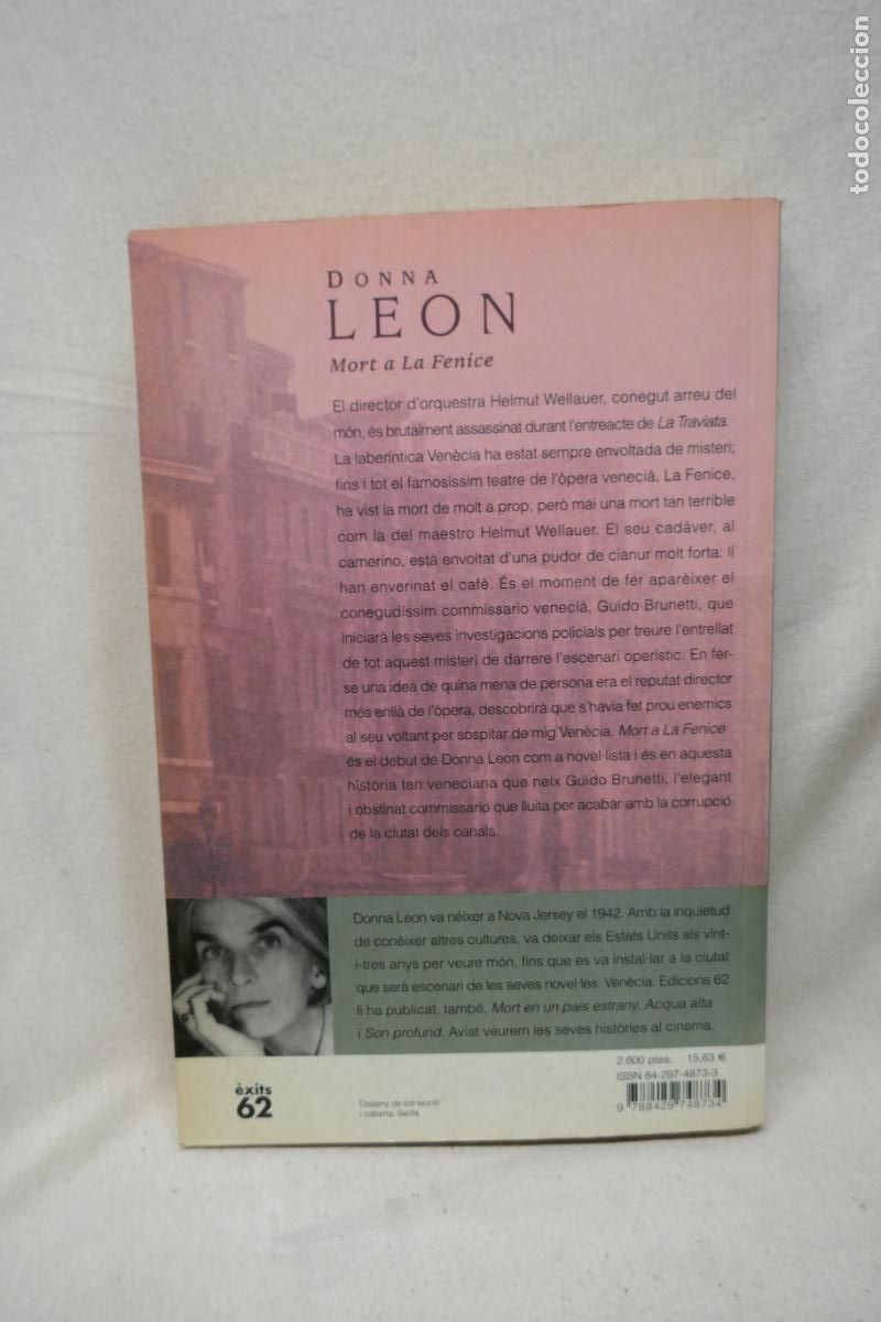 Libros de segunda mano: MORT A LA FENICE - DONNA LEON - EDICIONES 62 (EN CATALAN) - Foto 11