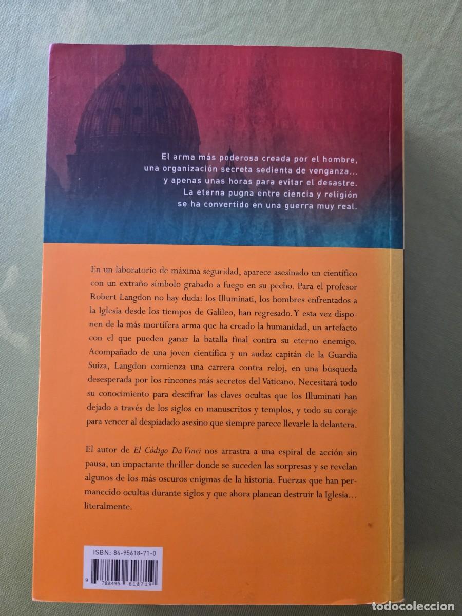 Libros de segunda mano: &Aacute;NGELES Y DEMONIOS - DAN BROWN - Foto 2