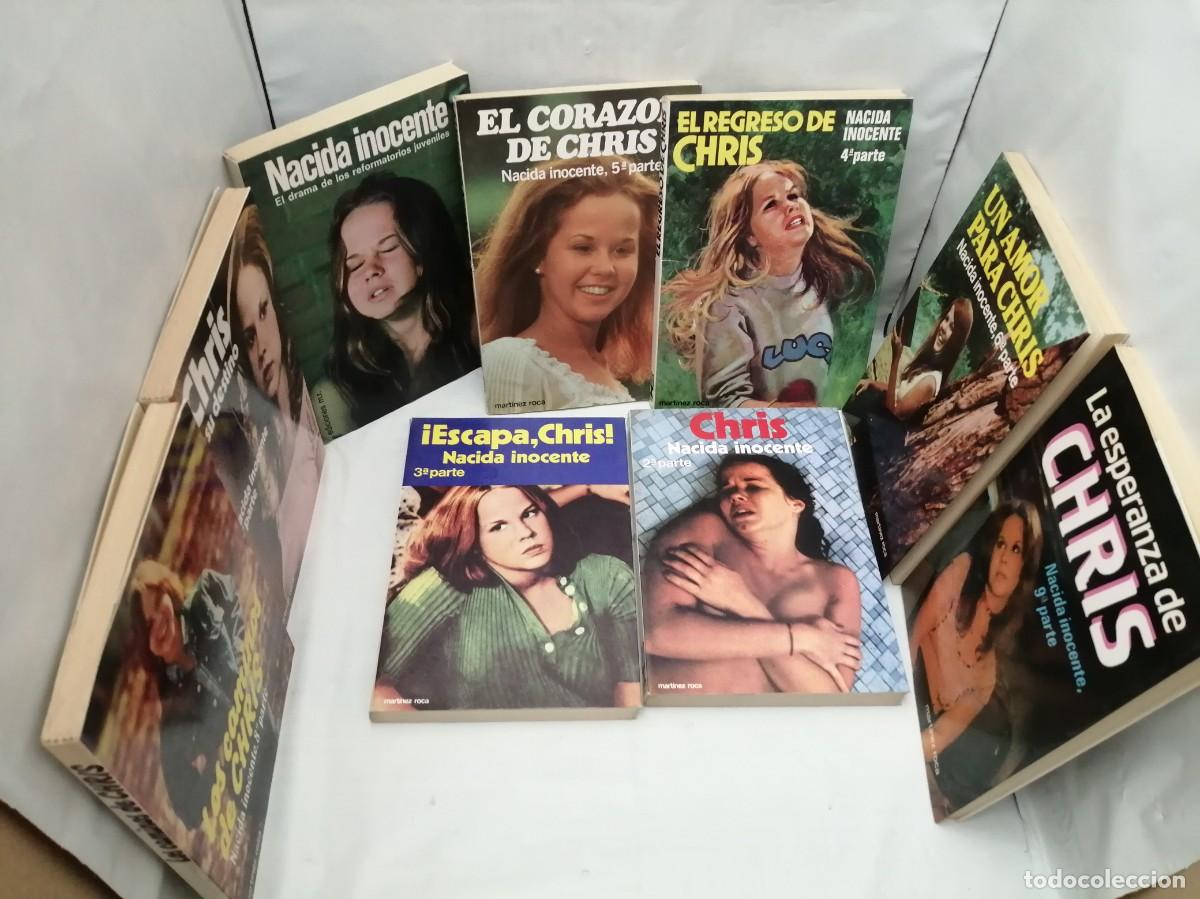 Gebrauchte B&uuml;cher: PACK NUEVE Primeros libros (PARTES PRIMERA A NOVENA) de Colecci&oacute;n CHRIS, NACIDA INOCENTE