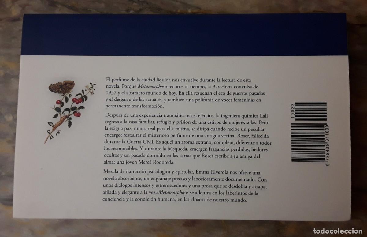 Libros de segunda mano: METAMORPHOSIS. EMMA RIVEROLA. EDHASA. - Foto 3