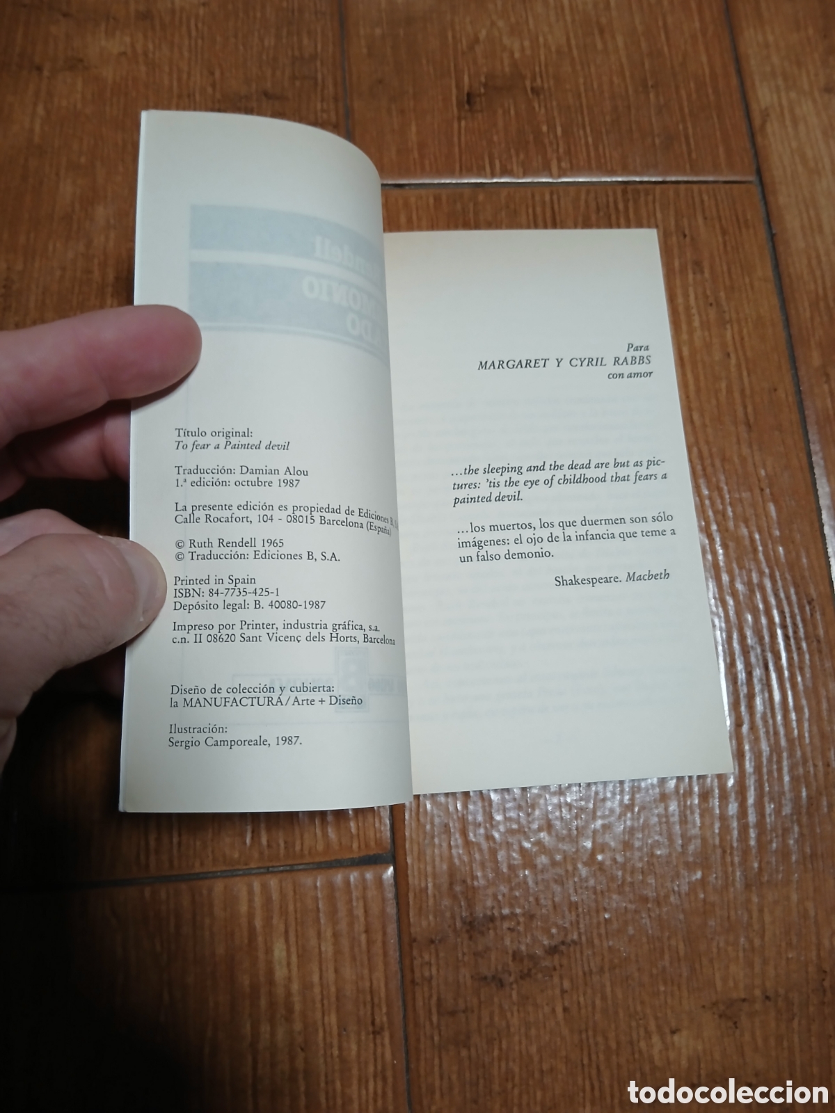 Libros de segunda mano: Libro El Demonio Pintado -Ruth Rendell- Ediciones B - Foto 5