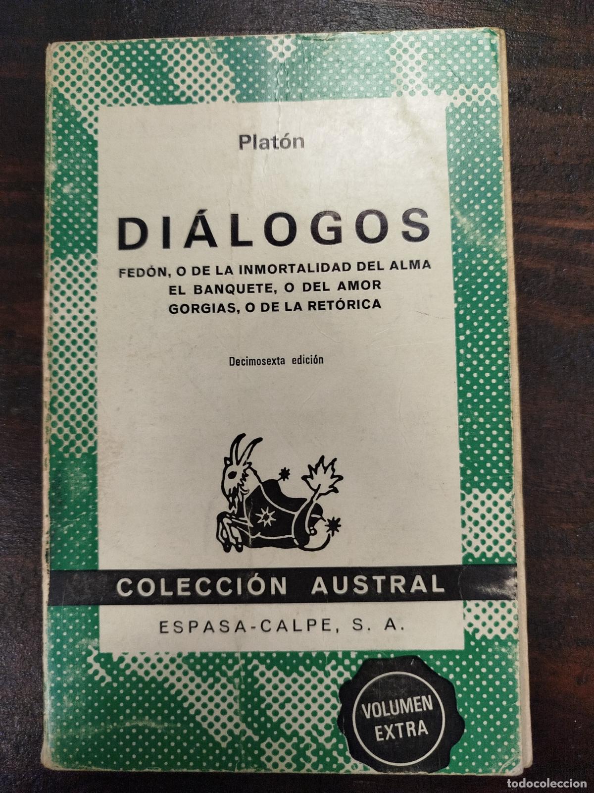 Libros de segunda mano: DI&Aacute;LOGOS - PLAT&Oacute;N (AUSTRAL) - Foto 1