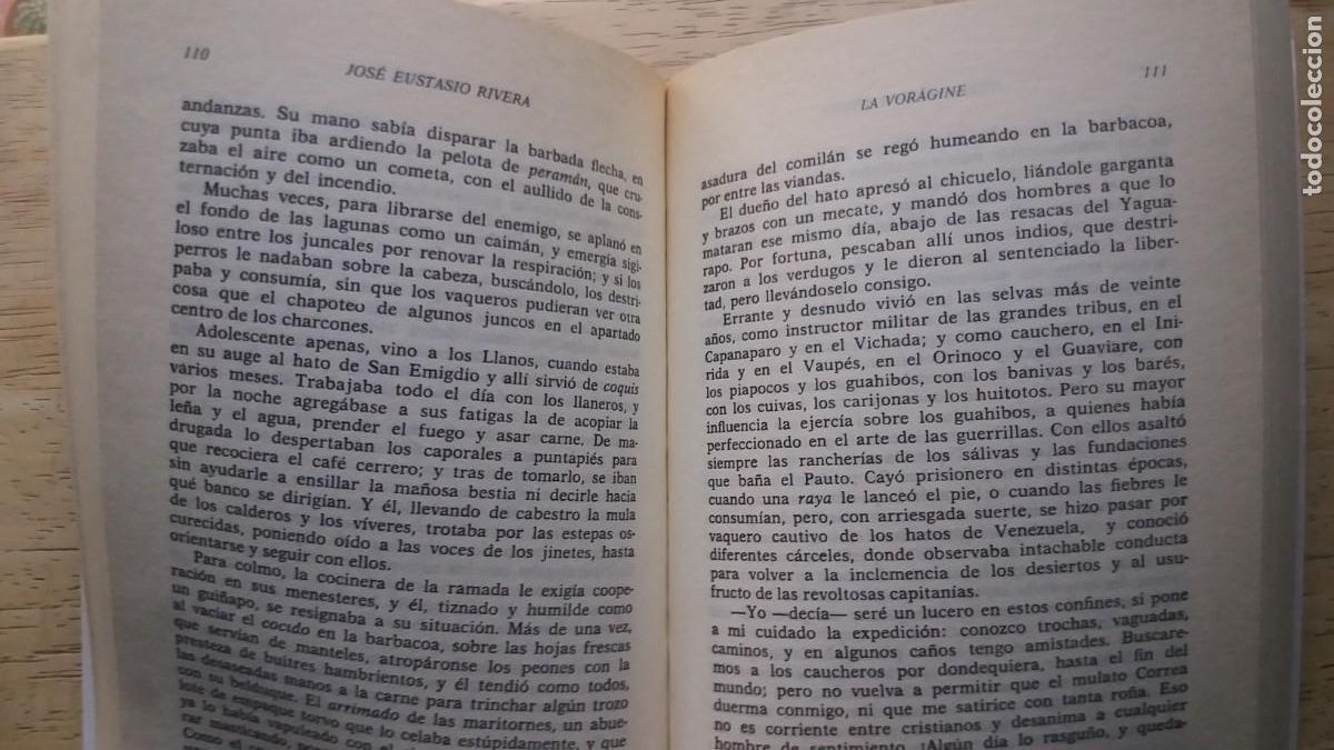 Libros de segunda mano: La vor&aacute;gine. Jos&eacute; Eustasio Rivera. Comentarios en descripci&oacute;n - Foto 4
