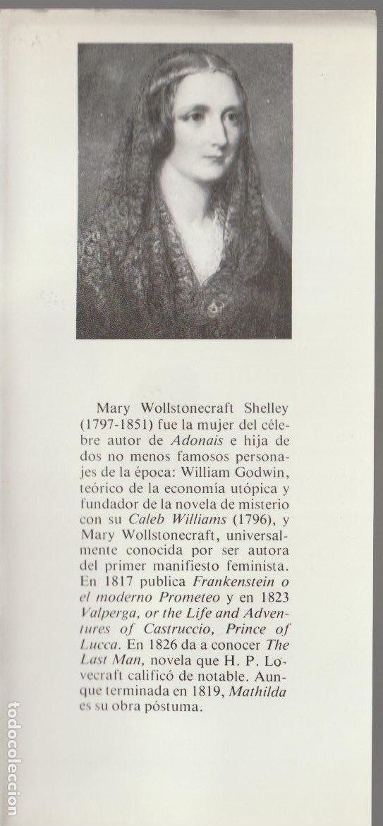 Libros de segunda mano: Mathilda / Mary Shelley - Foto 2