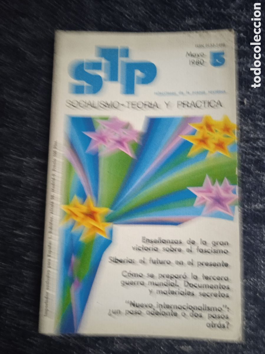Libri di seconda mano: STP N&ordm; 5 MAYO 1980 - SOCIALISMO TEOR&Iacute;A Y PR&Aacute;CTICA -PRENSA SOVIETICA