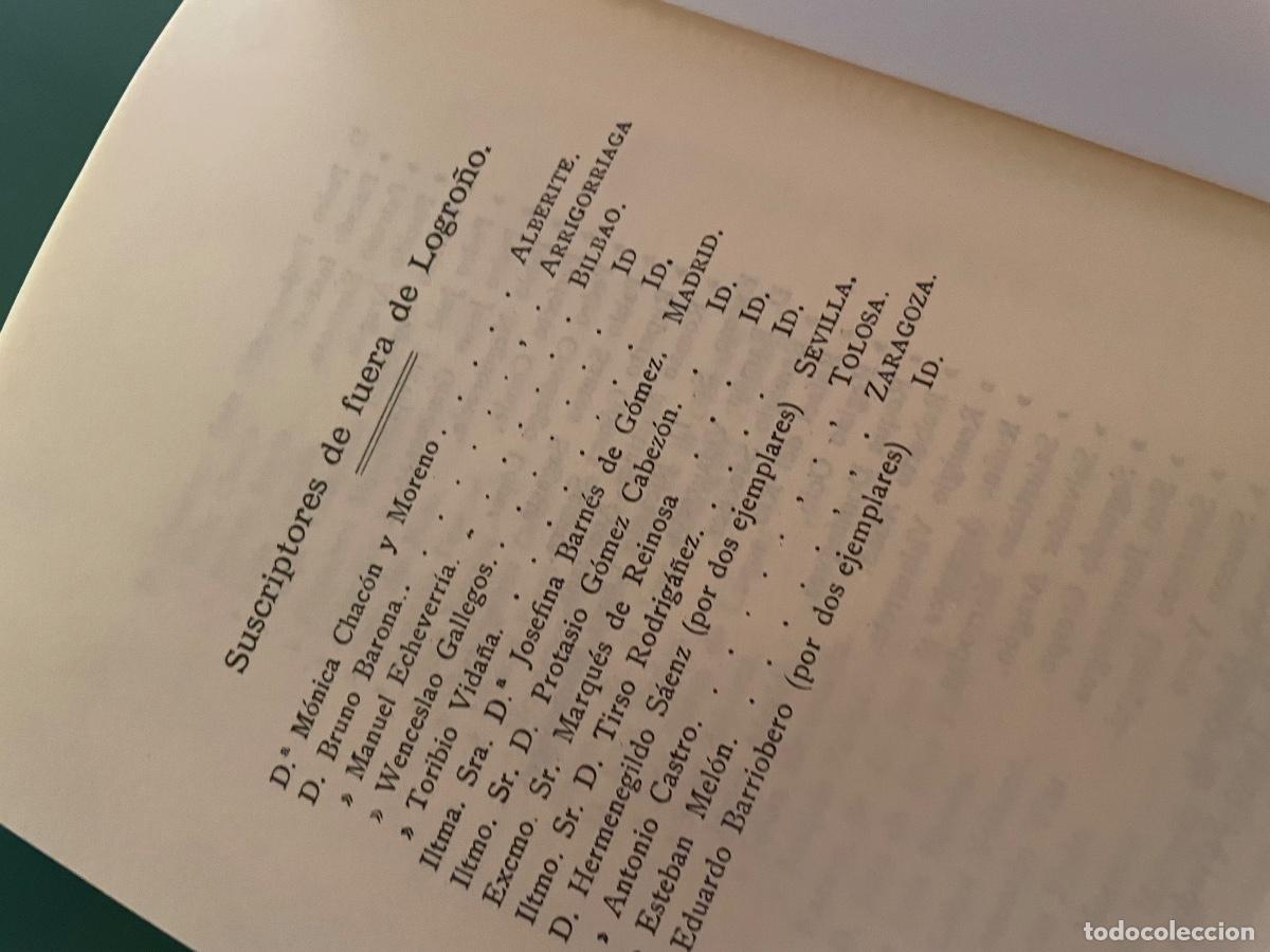 Libros de segunda mano: Logro&ntilde;o Hist&oacute;rico 1893-95 Ed. Facs&iacute;mil - Foto 10