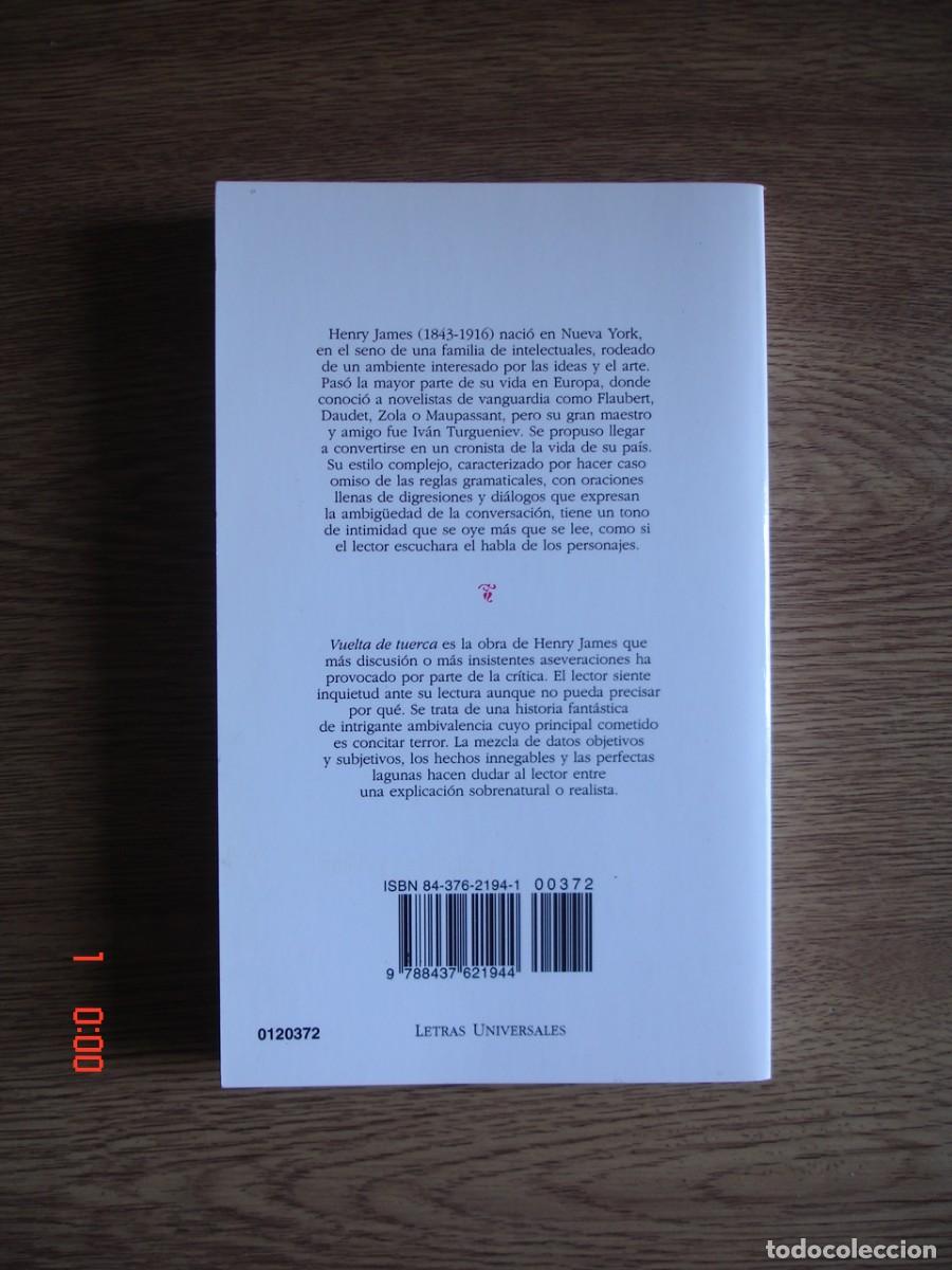Libros de segunda mano: VUELTA DE TUERCA - HENRY JAMES - EDICIONES C&Aacute;TEDRA, 2006 - Foto 2