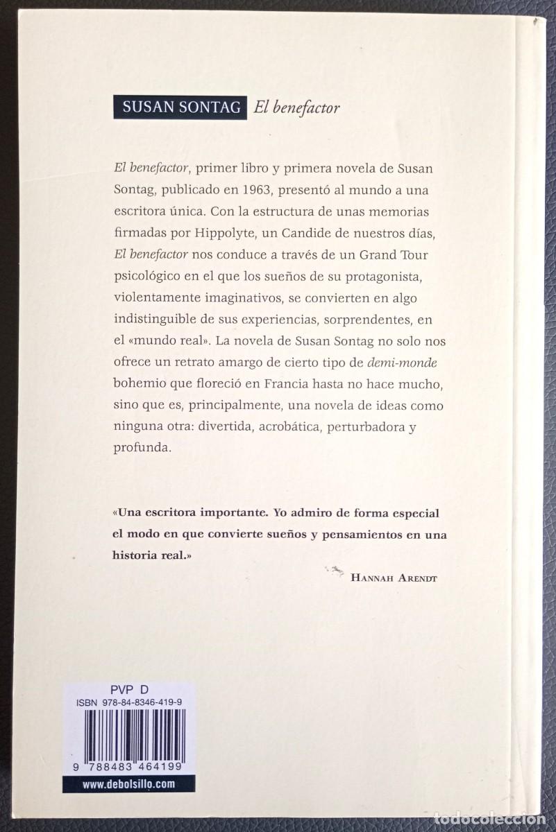 Libros de segunda mano: Susan Sontag . El benefactor - Foto 2