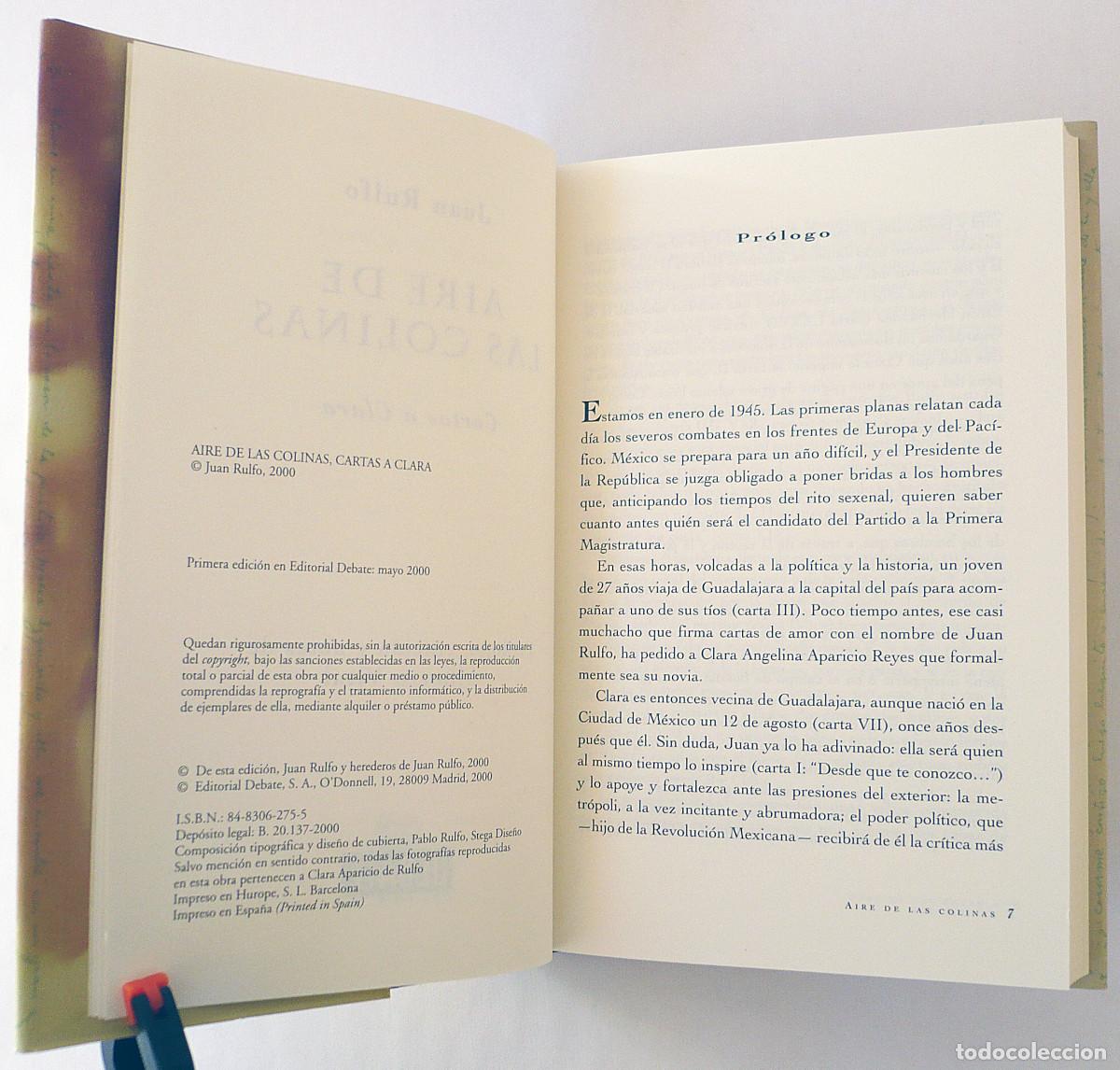 Libros de segunda mano: Aire de las colinas, Juan Rulfo - Foto 6